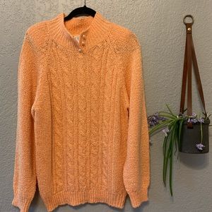 VINTAGE Jennifer Moore Coral Sweater